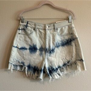 NWT American Eagle Highest Rise Mom Short Acid-Wash Women’s 8 Comfort Stretch